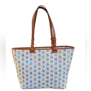 Dooney & Bourke Multicolor Logo Tote